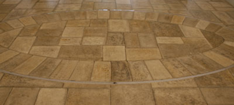 artificial stone floor cleaning